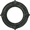 Ekena Millwork Benson Medallion (Canopies up to 6 1/8"), 11 1/8"OD x 6 1/8"ID x 5/8"P, Painted Turtle Crackle CM11BNPTC - alternate 1